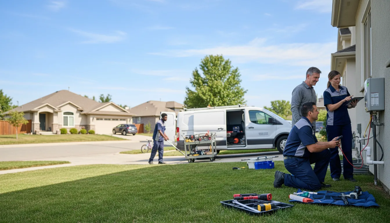Tankless water heater service in Mchenry, IL
